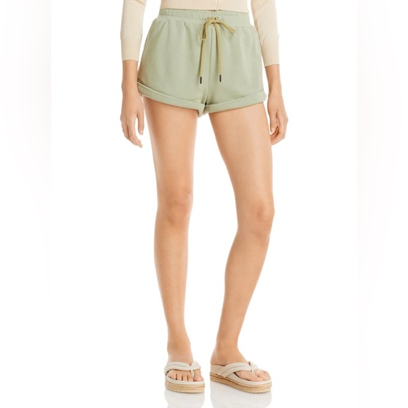 Alice + Olivia Pants - Alice + Olivia Drawstring Sage Tandy Shorts Size US Large